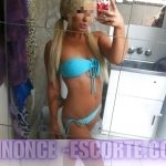 Jolie blonde propose ses services d’escorting de luxe a Vannes
